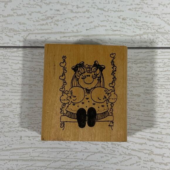Wood and Rubber Stamp 5 Piece Baby Bundle - Picture 2 of 9